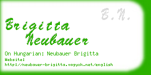 brigitta neubauer business card